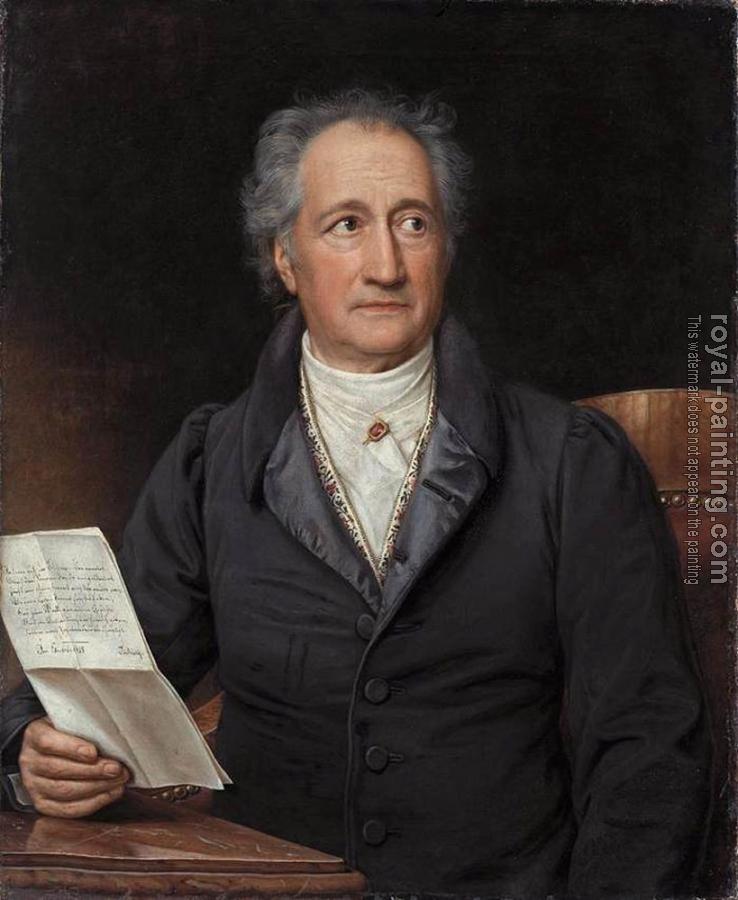 Joseph Karl Stieler : Johann Wolfgang von Goethe Joseph Karl Stieler : Johann Wolfgang von Goethe